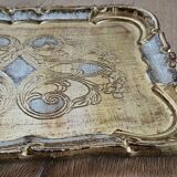 Florentine gilded wooden top