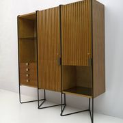 Taichiro Nakai Teak Wall Cabinet by Consorzio La Permanente Mobili, 1950s