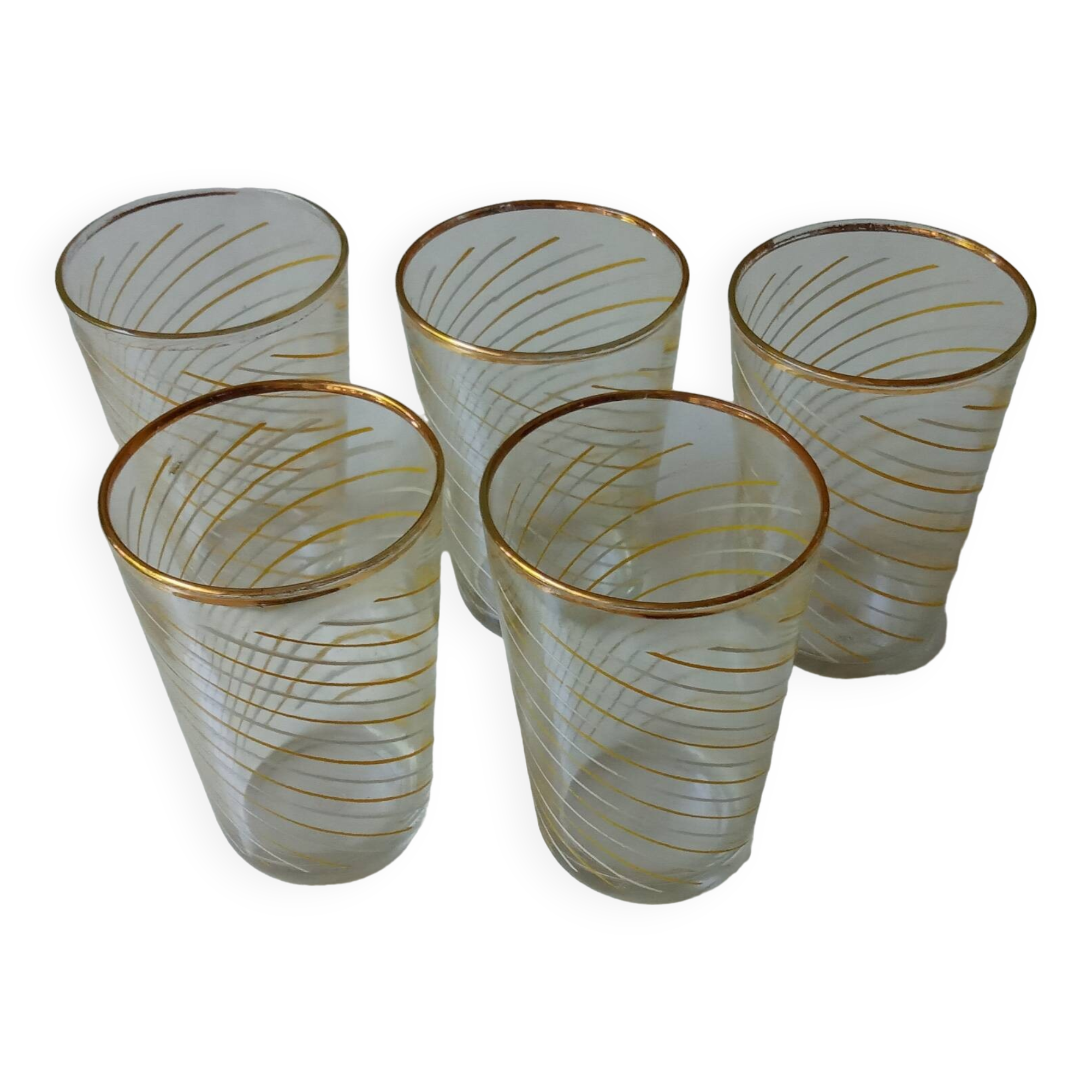 Cinq verres années 50