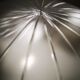 Plafonnier 3 feux ancien verre ciselé holophane vintage 1960/70 ø 31 cm tbe