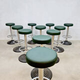 Vintage midcentury barstools stool industrial 70's