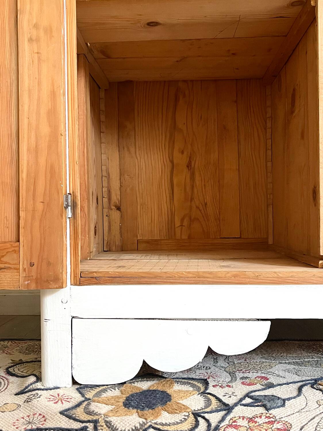 Parisian wardrobe made of solid wood