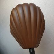 Vintage desk lamp in 1970s brown metal shell
