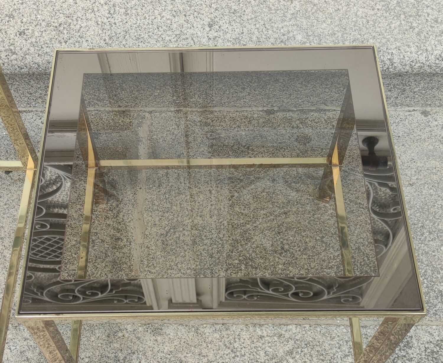 Pair side tables design sofa ends