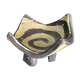 Ashtray in raku, circa 1990/2000