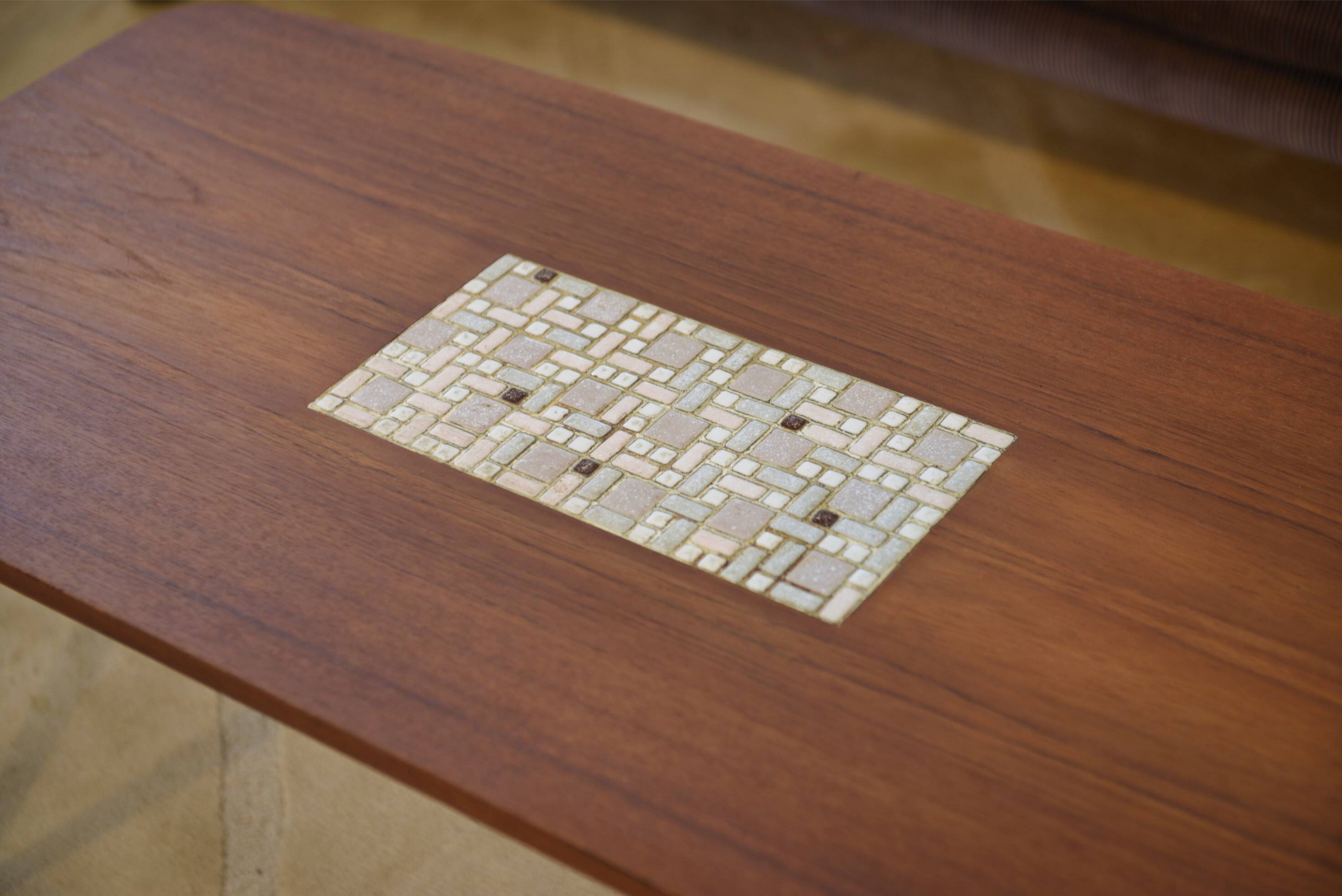 1960s Scandinavian mosaic coffee table