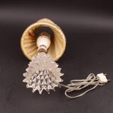 Lampe de table dans un vase en verre de murano rostrato pour barovier & toso, années 1940