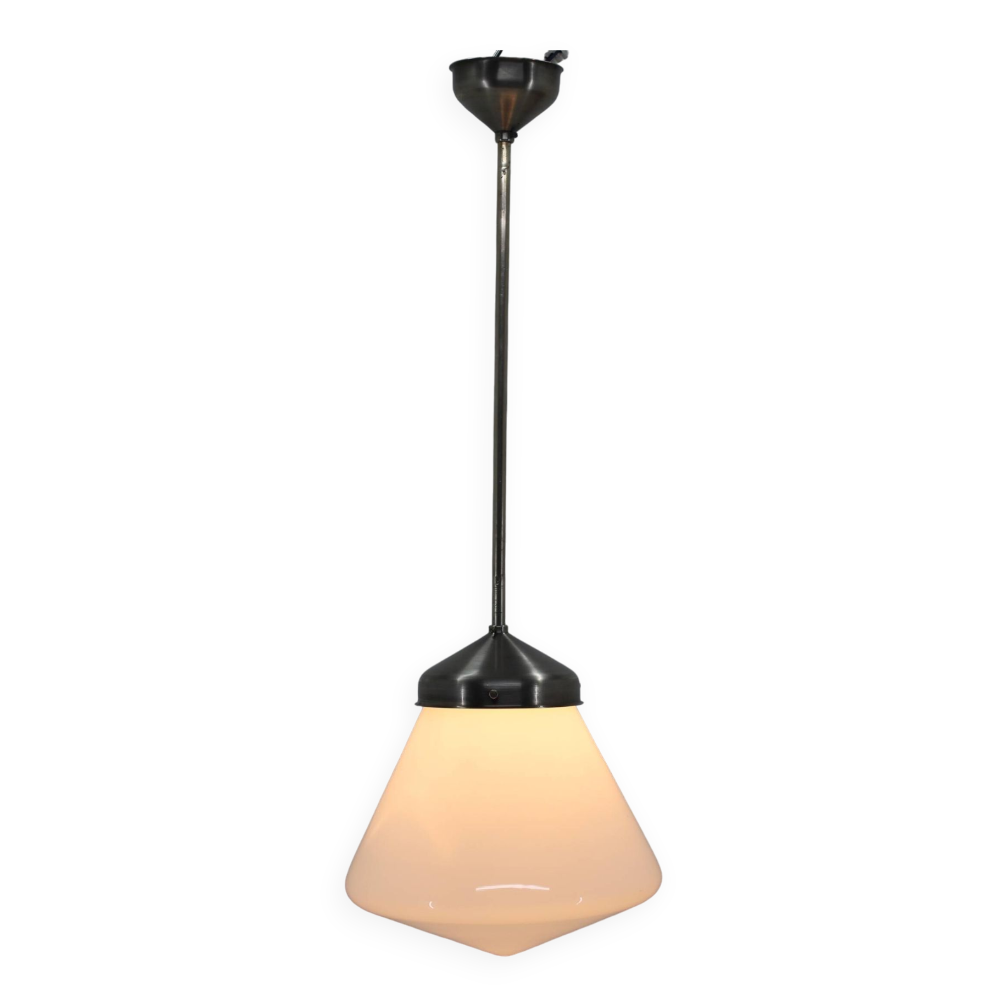 Large Bauhaus Pendant Attributed to Marianne Brandt, 1930s