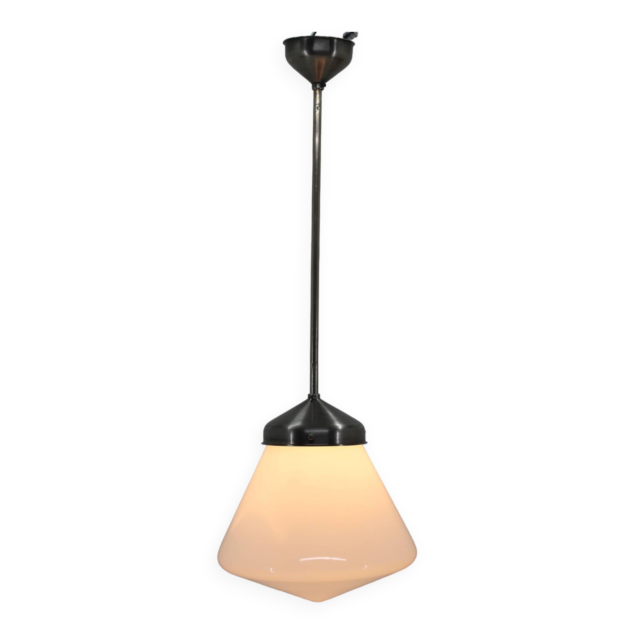 Large Bauhaus Pendant Attributed to Marianne Brandt, 1930s