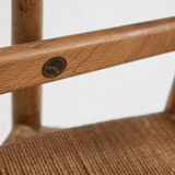 Midcentury Danish CH36 chair in oak by Hans Wegner for Carl Hansen & Søn