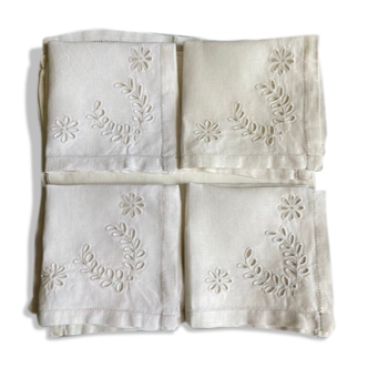 Old embroidered napkins