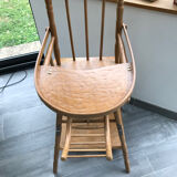 Wooden high chair for baby - Vintage