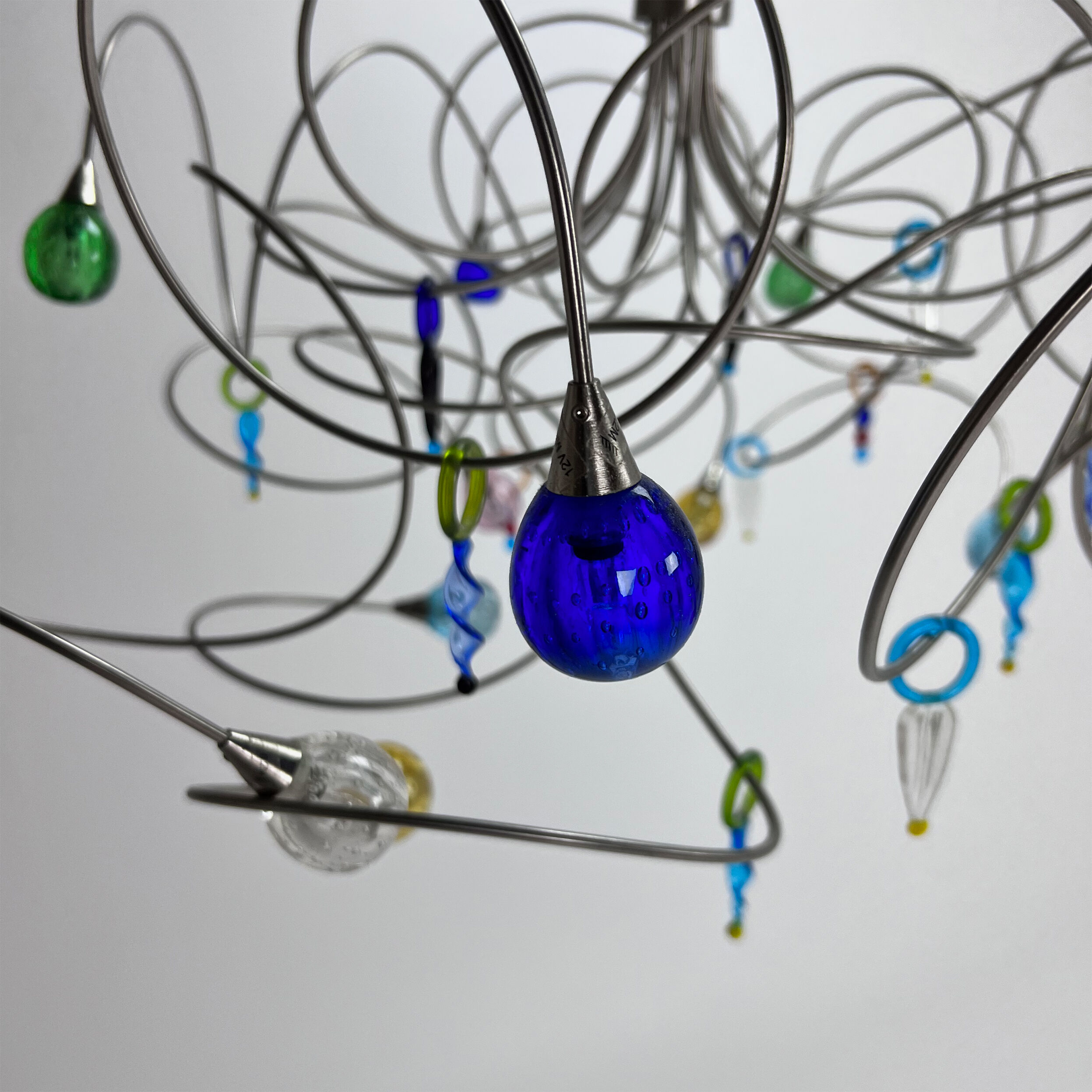 Harco loor strawberry design hanging lamp, 1990s