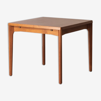 Table à manger carrée extensible par Vejle Stole Møbelfabrik, Danemark années 1960