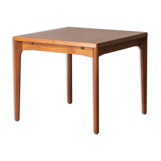 Extendable square dining table by Vejle Stole Møbelfabrik, Denmark 1960’s