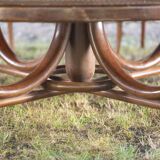 8 chaises et table en bois cintré, Empire Austro-Hongrois années 1900-1930