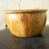 Vintage wooden salad bowl