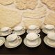 7 cups & 8 under opaque porcelain cups