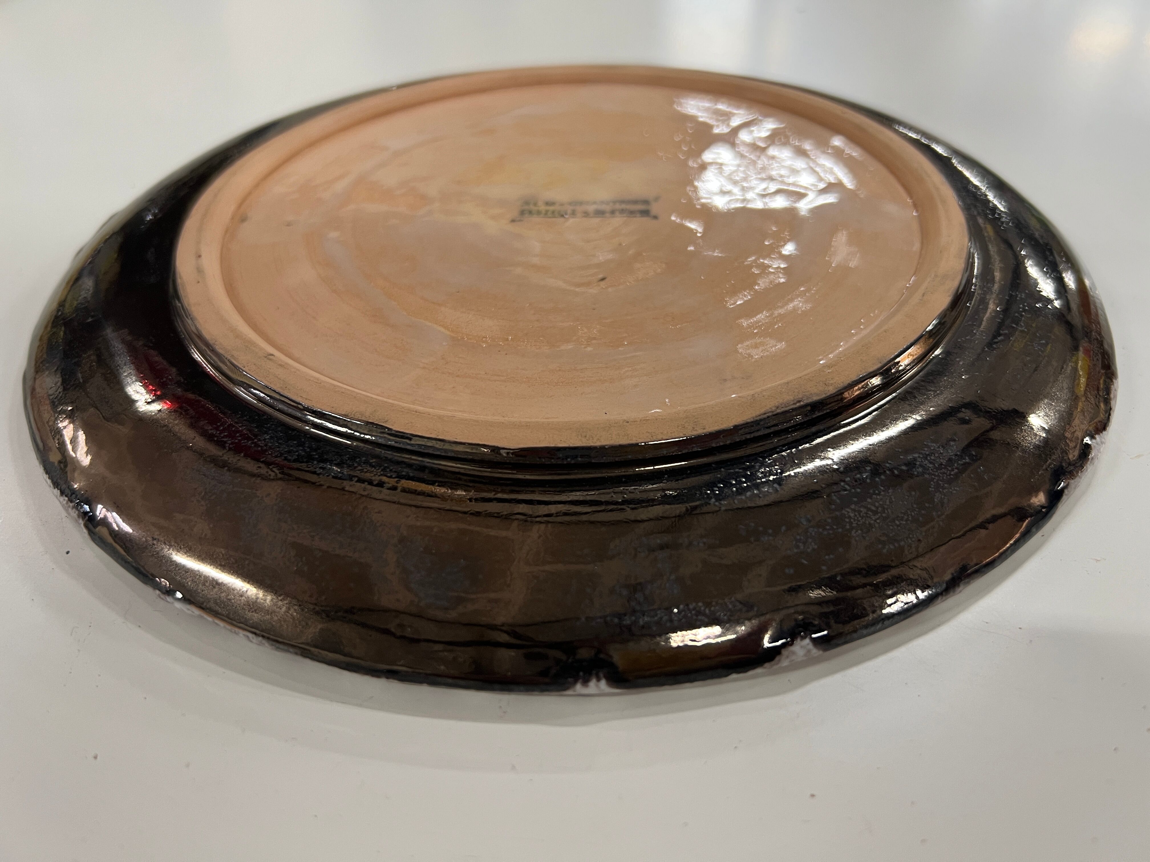 Artisanal plate for decoration