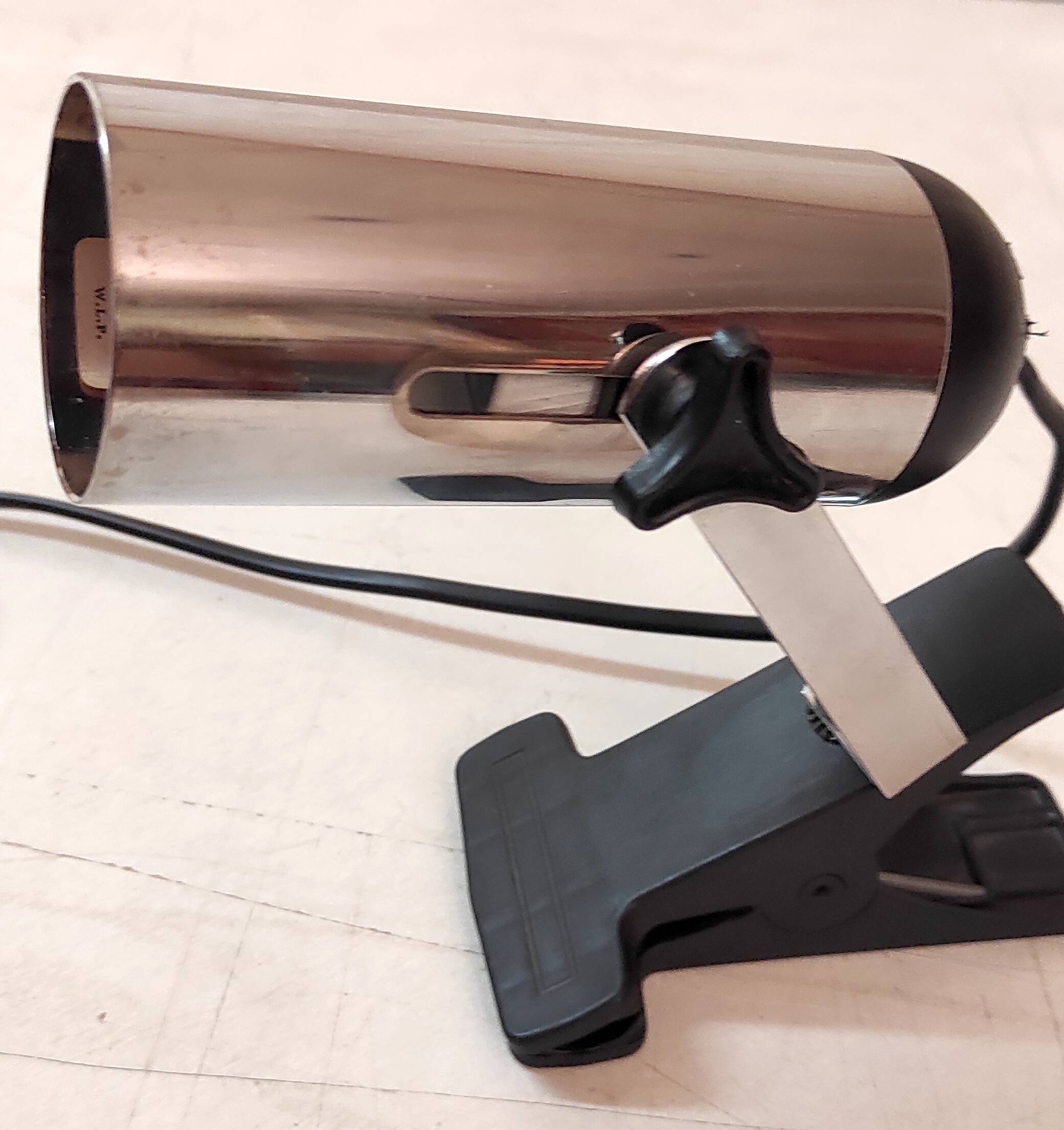Chrome-plated metal spotlight (Italy) - 1960s/70s