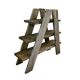 Multi-level vintage wooden support / freestanding shelf / plant table