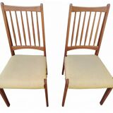 Renovated vintage 1960s teak Scandinavian chairs