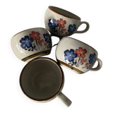 4 vintage cups
