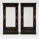 Pair of Chinoiserie Linen Cupboards / Wardrobes 19th Century