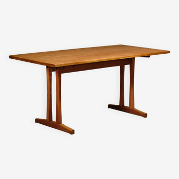 Børge Mogensen Shaker C18 solid Oak dining table / desk for FDB Møbler, Denmark
