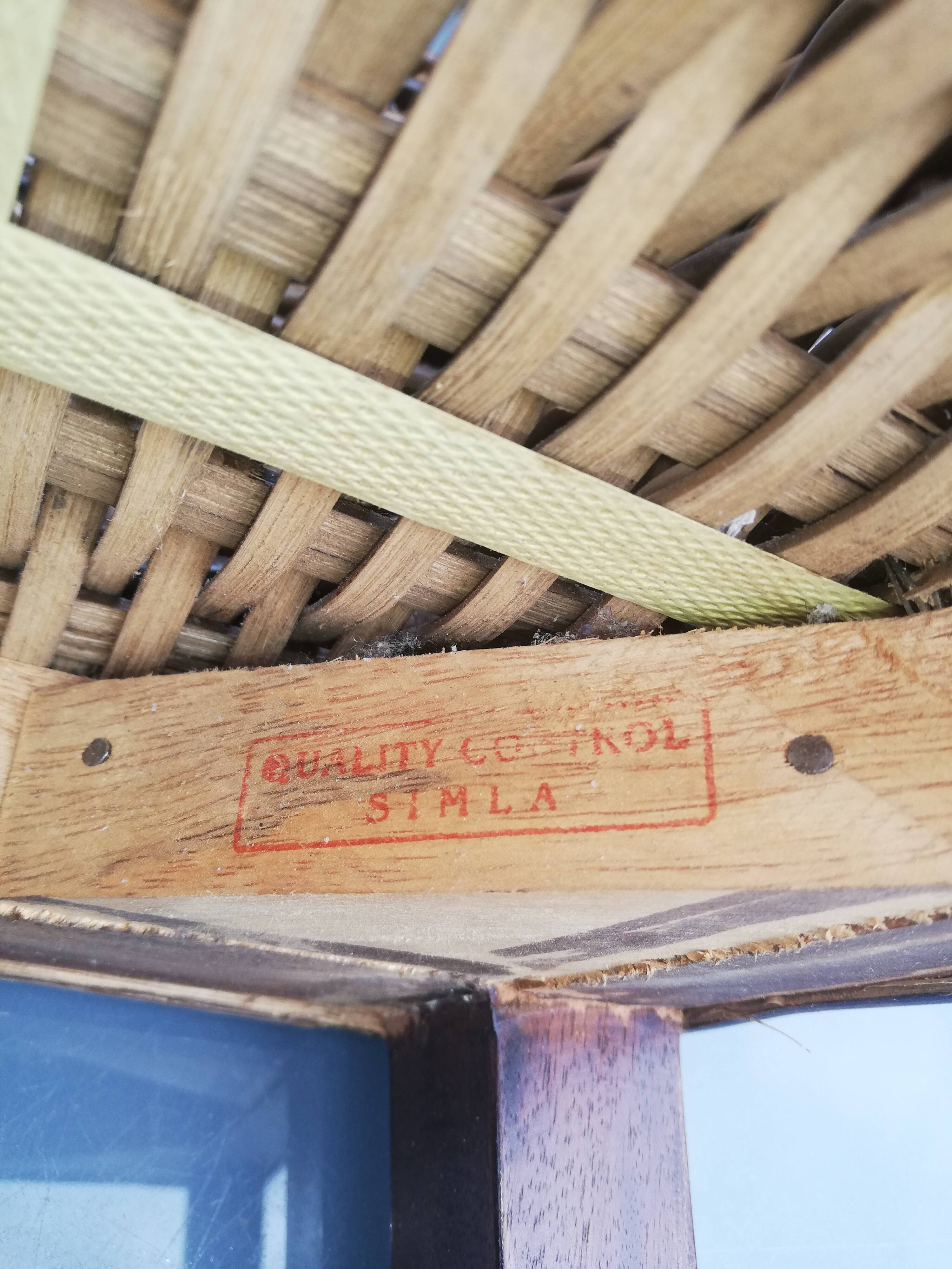 Wicker and rattan child chair