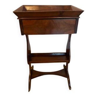 Antique bedside table.