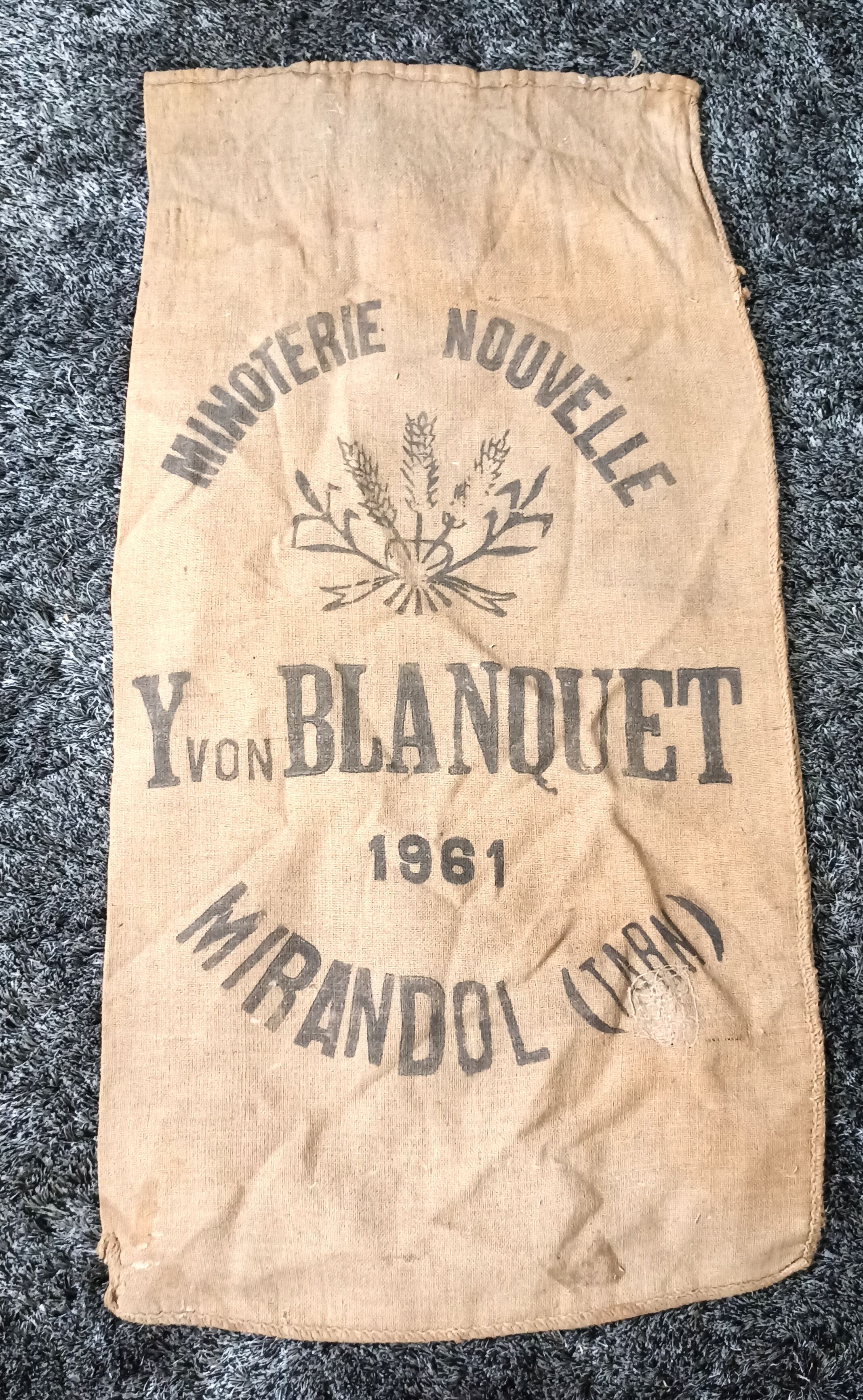 Burlap bag blanquet Tarn