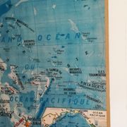 Geographical school Oceania Delagrave 60s map