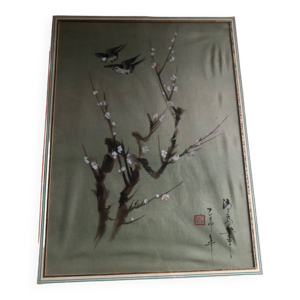 Peinture sur soie japonaise