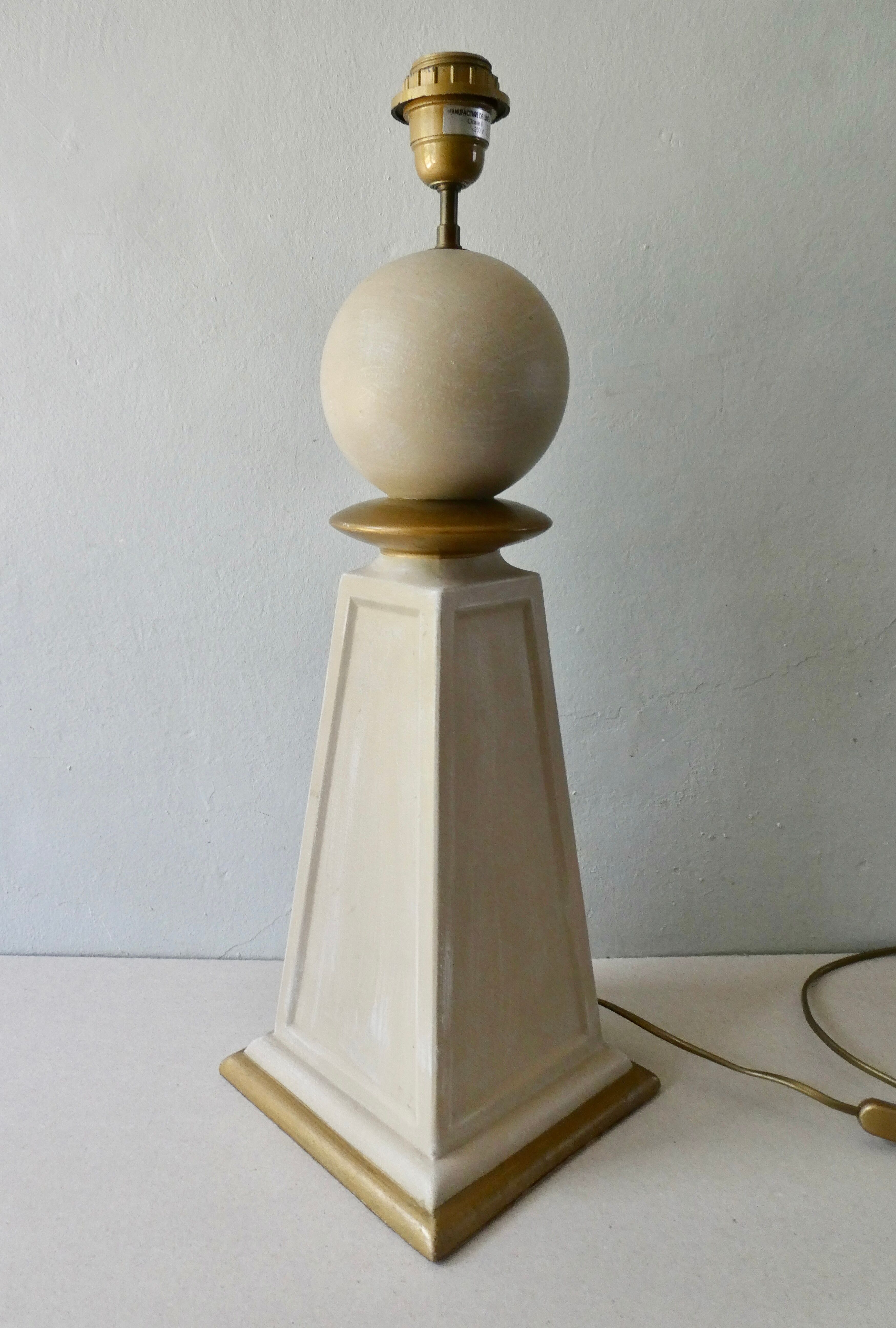 Ceramic lamp Pierre Casenove for Luneville, 80s