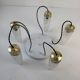 Old vintage 5-light cascade chandelier