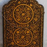 Miroir peint en triptyque 32cm