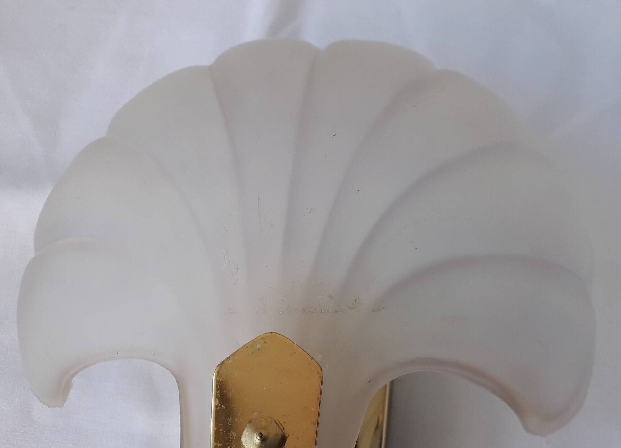 Applique coquillage en verre