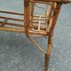 Vintage antique rattan coffee table