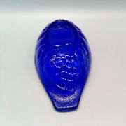 6 vintage LUMINARC France cobalt blue ice cream cups, "gourmet" model