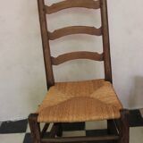 Pair of ancient mulched chairs