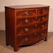 Commode bombée En Acajou début du 19°siècle