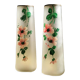 Pair of art deco vases in glass