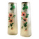 Pair of art deco vases in glass