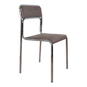 chaise métal chromé