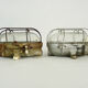 Pair of cast iron industrial window sconces, TH brand