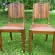 Set de 4 chaises art-deco circa 1940