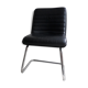 Fauteuil vintage cuir noir