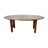 Guillerme & Chambron oak oval french extendable dining table