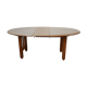 Guillerme & Chambron oak oval french extendable dining table
